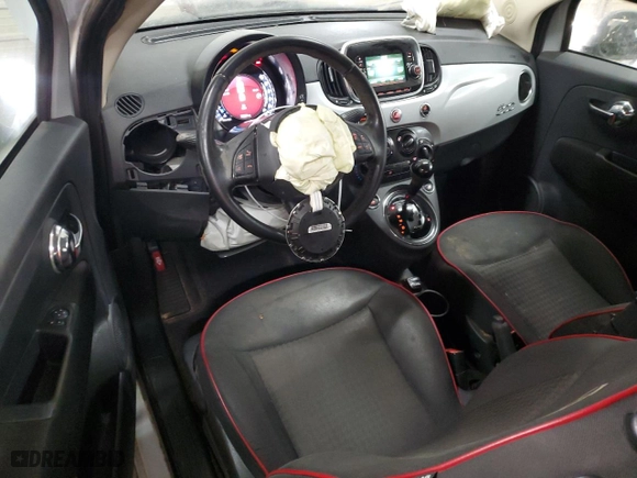 2017 FIAT 500 Pop with VIN 3C3CFFKR6HT561252, listed as a Copart auction lot 49450195 with 73,337 mi miles and Salvage Title. Bid and sale history available at carsss.com. Image 8.