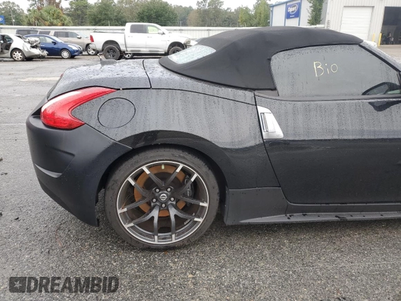 2012 Nissan 370Z Touring with VIN JN1AZ4FH1CM370100, listed as a Copart auction lot 81539854 with 0 mi miles and Salvage Title. Bid and sale history available at carsss.com. Image 10.
