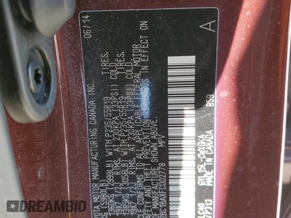 2015 Lexus RX 450h with VIN 2T2BC1BAXFC002778, listed as a Copart auction lot 52628955 with 111,757 mi miles and Salvage Title. Bid and sale history available at DreamBid. Image 14.