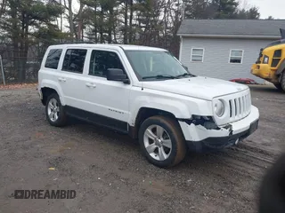 2017 Jeep Patriot High Altitude with VIN 1C4NJRFB6HD124844, listed as a IAAI auction lot 41682561 with 92,737 mi miles. Bid and sale history available at carsss.com. Image 1.