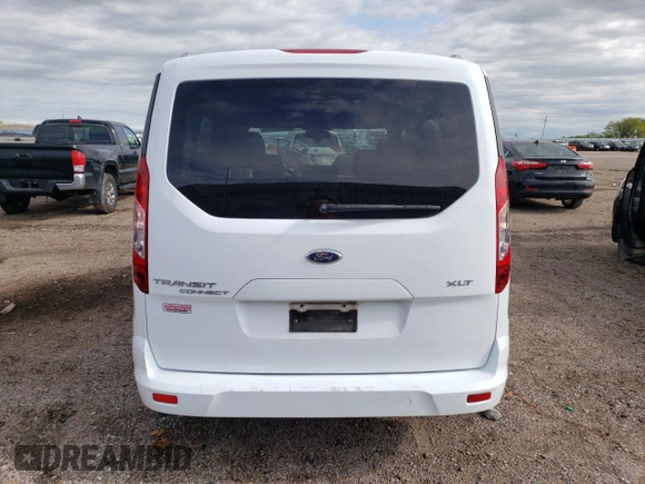 2015 Ford Transit Connect XLT with VIN NM0AE8F78F1204635, listed as a Copart auction lot 67088024 with 24,665 mi miles and Salvage title. Bid and sale history available at DreamBid. Image 6.