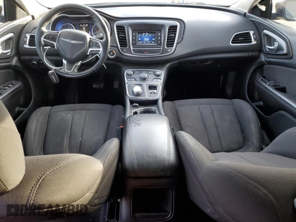2015 Chrysler 200 Limited with VIN 1C3CCCABXFN694718, listed as a Copart auction lot 45916885 with 124,412 mi miles and Salvage Title. Bid and sale history available at DreamBid. Image 8.