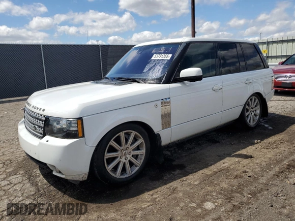 2012 Land Rover Range Rover SC с VIN SALMF1E43CA381531, выставлен на аукционе Copart как лот 53791355 с пробегом 97 896 миль миль и Чистый • Clean title. История ставок и продаж доступна на DreamBid. Изображение 1.