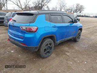 2023 Jeep Compass Trailhawk with VIN 3C4NJDDN8PT551998, listed as a IAAI auction lot 41188039 with 6,531 mi miles and . Bid and sale history available at DreamBid. Image 4.
