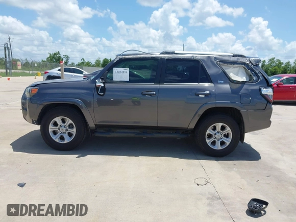 2020 Toyota 4Runner SR5 with VIN JTEZU5JR7L5224133, listed as a IAAI auction lot 42454918 with 116,014 mi miles and . Bid and sale history available at DreamBid. Image 14.
