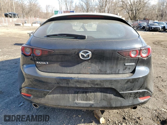 2021 Mazda 3 Select with VIN JM1BPAKL1M1314483, listed as a Copart auction lot 46514875 with 43,316 mi miles and Salvage title. Bid and sale history available at DreamBid. Image 6.