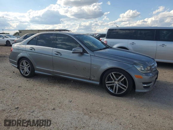 2012 Mercedes-Benz C 250 Sport with VIN WDDGF4HB9CR191921, listed as a Copart auction lot 56283185 with 111,665 mi miles and Clean Title. Bid and sale history available at DreamBid. Image 4.