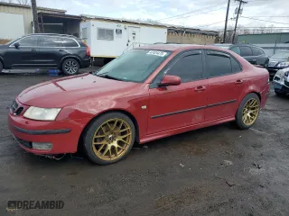 2007 Saab 9-3 Aero with VIN YS3FH46U771012566, listed as a Copart auction lot 47424475 with 189,907 mi miles and Salvage Title. Bid and sale history available at carsss.com. Image 1.