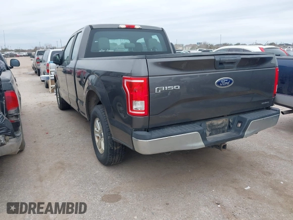 2015 Ford F-150 XL with VIN 1FTEX1CF6FKF02242, listed as a IAAI auction lot 41478528 with 144,197 mi miles. Bid and sale history available at carsss.com. Image 3.