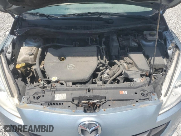 2012 Mazda 5 Touring with VIN JM1CW2CL5C0141969, listed as a Copart auction lot 62771735 with Not provided miles and Salvage title. Bid and sale history available at DreamBid. Image 12.