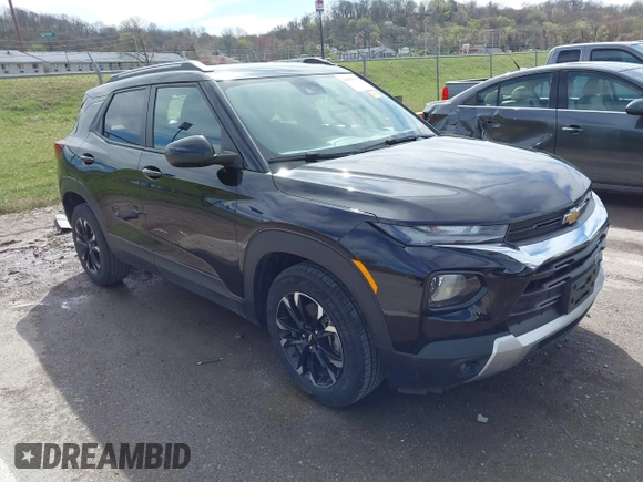 2022 Chevrolet TrailBlazer LT with VIN KL79MPS20NB117671, listed as a IAAI auction lot 41836110 with 67,919 mi miles. Bid and sale history available at carsss.com. Image 1.