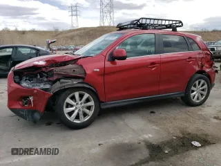 2015 Mitsubishi Outlander Sport SE with VIN 4A4AR4AU6FE035522, listed as a Copart auction lot 50826655 with 106,955 mi miles and Salvage Title. Bid and sale history available at carsss.com. Image 1.