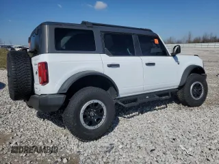 2023 Ford Bronco with VIN 1FMEE5DP1PLA95751, listed as a Copart auction lot 52571225 with Not provided miles and Salvage title. Bid and sale history available at DreamBid. Image 3.
