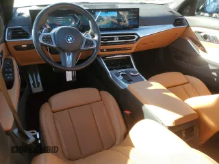 2023 BMW 3 Series 330e with VIN 3MW39FF07P8D26890, listed as a Copart auction lot 45203065 with 21,679 mi miles and Salvage Title. Bid and sale history available at carsss.com. Image 8.