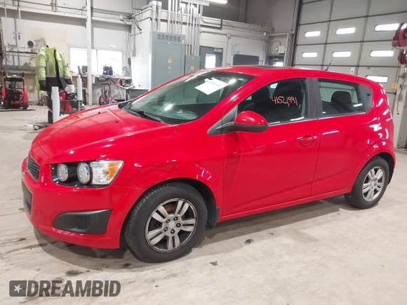 2014 Chevrolet Sonic LT with VIN 1G1JC6SB1E4125174, listed as a IAAI auction lot 41521991 with 125,490 mi miles. Bid and sale history available at carsss.com. Image 6.
