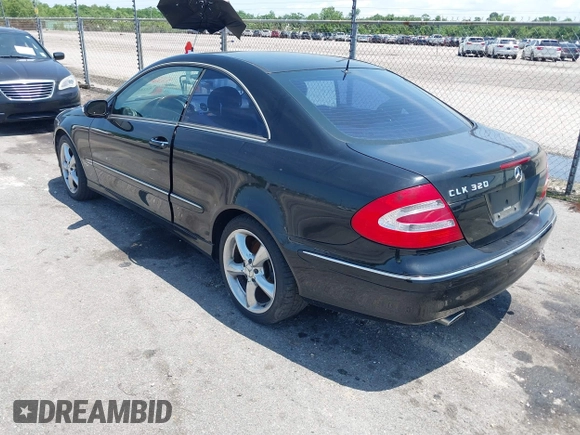 2005 Mercedes-Benz CLK 320 with VIN WDBTJ65J25F141718, listed as a IAAI auction lot 42226579 with 158,820 mi miles and . Bid and sale history available at carsss.com. Image 3.
