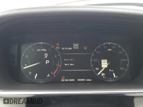 2015 Land Rover Range Rover HSE with VIN SALGS2VF6FA239727, listed as a Copart auction lot 51810815 with 58,551 mi miles and Clean title. Bid and sale history available at DreamBid. Image 9.