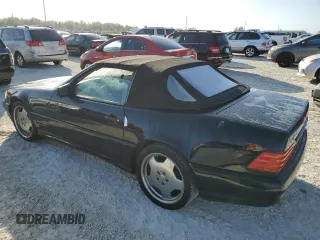 1998 Mercedes-Benz SL-Class with VIN WDBFA67F3WF166408, listed as a Copart auction lot 77603714 with 0 mi miles and Salvage Title. Bid and sale history available at carsss.com. Image 2.