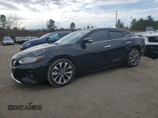 2019 Nissan Maxima Platinum z VIN 1N4AA6AV8KC374572, wystawiony jako Copart lot #41988645 z przebiegiem 106 267 mil mil oraz Szkody całkowita. Historia ofert i sprzedaży dostępna na DreamBid. Obrazek 1.