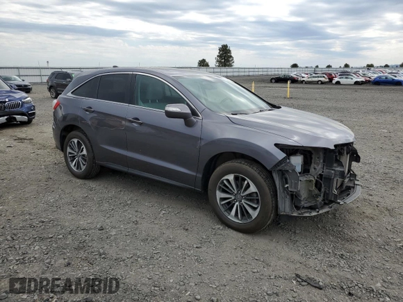 2018 Acura RDX Advance with VIN 5J8TB4H79JL004503, listed as a Copart auction lot 58496815 with 69,566 mi miles and Salvage title. Bid and sale history available at DreamBid. Image 4.