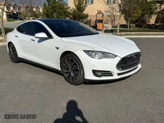 2013 Tesla Model S with VIN 5YJSA1CG8DFP12090, listed as a Copart auction lot 87286844 with 94,810 mi miles and Clean Title. Bid and sale history available at carsss.com. Image 1.