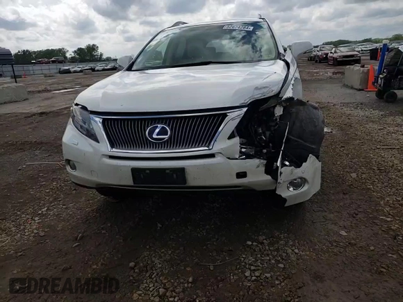 2010 Lexus RX 450h with VIN JTJBC1BA9A2022402, listed as a Copart auction lot 52674284 with 221,661 mi miles and Salvage Title. Bid and sale history available at DreamBid. Image 11.