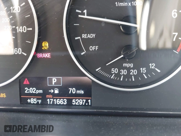 2013 BMW 3 Series 320i with VIN WBA3B1C50DK130310, listed as a IAAI auction lot 42341291 with 176,000 mi miles and . Bid and sale history available at DreamBid. Image 15.