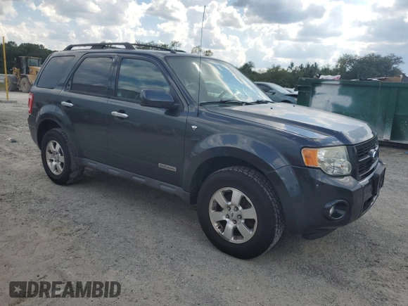 2008 Ford Escape Limited z VIN 1FMCU94108KA27123, wystawiony jako Copart lot #65963685 z przebiegiem 133 981 mil mil oraz Czysty tytuł • Clean title. Historia ofert i sprzedaży dostępna na DreamBid. Obrazek 4.
