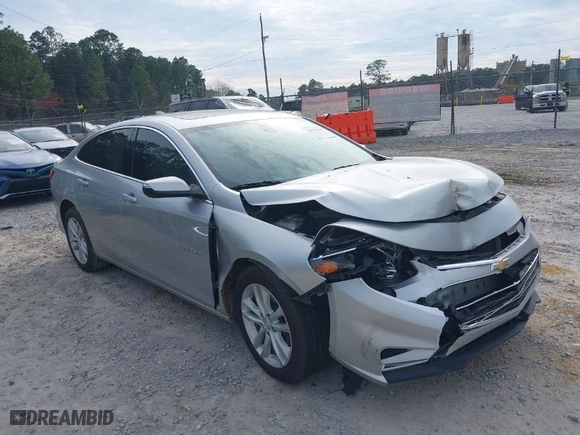 2018 Chevrolet Malibu LT with VIN 1G1ZD5ST8JF143933, listed as a IAAI auction lot 41707998 with 108,313 mi miles. Bid and sale history available at carsss.com. Image 1.