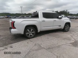 2024 Toyota Tundra Capstone Hybrid with VIN 5TFVC5DB3RX062793, listed as a IAAI auction lot 40829567 with 15,683 mi miles and . Bid and sale history available at DreamBid. Image 4.
