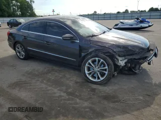 2010 Volkswagen CC Luxury with VIN WVWHL7AN3AE520131, listed as a Copart auction lot 55676515 with 111,128 mi miles and Salvage title. Bid and sale history available at DreamBid. Image 4.