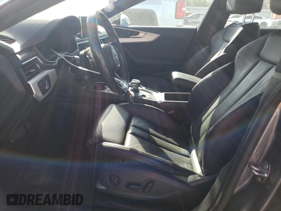 2018 Audi A5 Sportback Premium Plus with VIN WAUENCF58JA003460, listed as a Copart auction lot 70032583 with 49,262 mi miles. Bid and sale history available at carsss.com. Image 7.