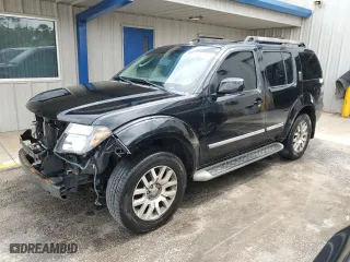 2011 Nissan Pathfinder LE with VIN 5N1AR1NB6BC617457, listed as a Copart auction lot 50340185 with 161,618 mi miles and Salvage Title. Bid and sale history available at carsss.com. Image 1.