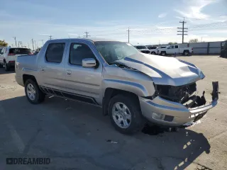 2012 Honda Ridgeline RTS with VIN 5FPYK1F42CB458827, listed as a Copart auction lot 77903324 with 218,297 mi miles and Salvage Title. Bid and sale history available at carsss.com. Image 4.