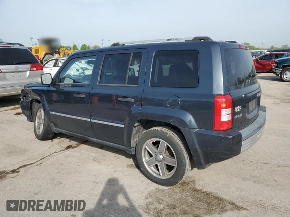 2008 Jeep Patriot Limited with VIN 1J8FF48W18D537269, listed as a Copart auction lot 54390495 with 239,551 mi miles and Clean title. Bid and sale history available at DreamBid. Image 2.