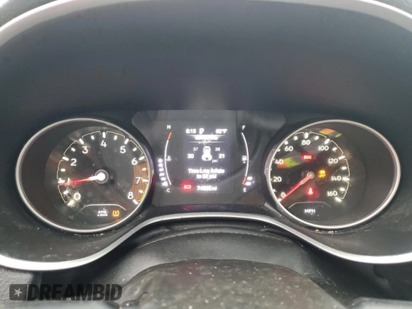 2020 Jeep Compass Latitude z VIN 3C4NJDBB2LT148795, wystawiony jako Copart lot #71754904 z przebiegiem 74 822 mil mil oraz Szkoda całkowita • Salvage title. Historia ofert i sprzedaży dostępna na DreamBid. Obrazek 9.