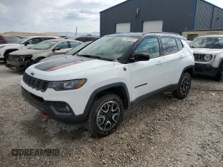 2025 Jeep Compass Trailhawk с VIN 3C4NJDDN9ST559052, выставлен на аукционе Copart как лот 65766405 с пробегом 10 574 миль миль и Чистый • Clean title. История ставок и продаж доступна на DreamBid. Изображение 1.