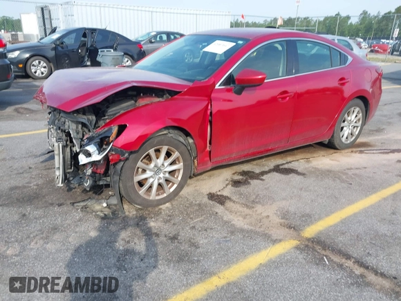 2016 Mazda 6 i Sport with VIN JM1GJ1U56G1409616, listed as a IAAI auction lot 42067647 with 158,180 mi miles and . Bid and sale history available at DreamBid. Image 17.