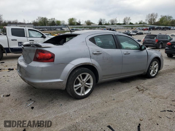 2014 Dodge Avenger SE with VIN 1C3CDZAB4EN173234, listed as a Copart auction lot 52251535 with 44,820 mi miles and Salvage Title. Bid and sale history available at carsss.com. Image 3.