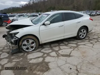2012 Honda Crosstour EX-L with VIN 5J6TF2H5XCL001080, listed as a Copart auction lot 47047035 with 0 mi miles and Salvage Title. Bid and sale history available at carsss.com. Image 1.