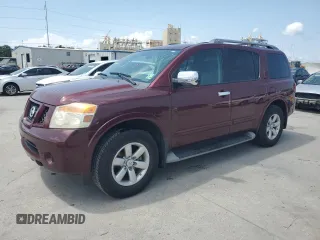 2012 Nissan Armada Platinum z VIN 5N1BA0ND5CN608486, wystawiony jako Copart lot #59500245 z przebiegiem 108 669 mil mil oraz Szkoda całkowita • Salvage title. Historia ofert i sprzedaży dostępna na DreamBid. Obrazek 1.