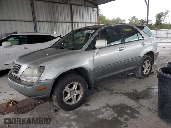 2000 Lexus RX 300 with VIN JT6GF10UXY0079539, listed as a Copart auction lot 73396854 with 184,025 mi miles and Salvage Title. Bid and sale history available at carsss.com. Image 1.