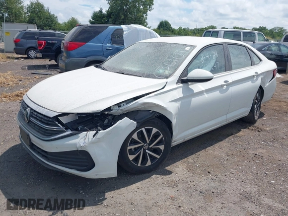 2023 Volkswagen Jetta S with VIN 3VW4M7BU9PM036109, listed as a IAAI auction lot 40129247 with 18,547 mi miles and . Bid and sale history available at DreamBid. Image 18.