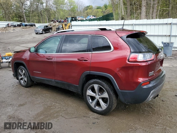 2019 Jeep Cherokee Limited с VIN 1C4PJMDX0KD253910, выставлен на аукционе Copart как лот 55830235 с пробегом 81 008 миль миль и Списание • Salvage title. История ставок и продаж доступна на DreamBid. Изображение 2.