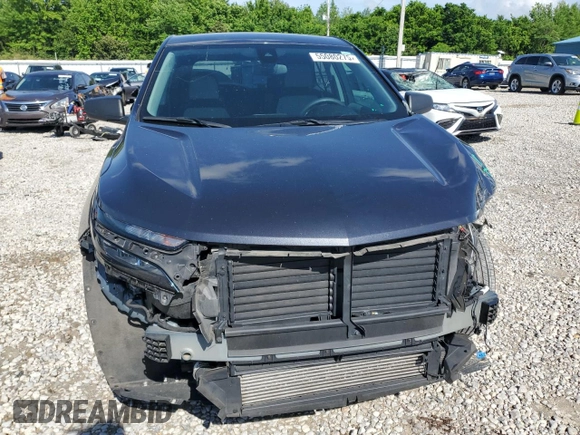 2022 Chevrolet Equinox LS with VIN 3GNAXHEV2NS247532, listed as a Copart auction lot 55080275 with 35,250 mi miles and Salvage title. Bid and sale history available at DreamBid. Image 5.
