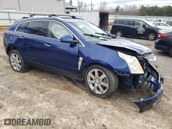 2012 Cadillac SRX Performance Collection with VIN 3GYFNEE36CS655976, listed as a Copart auction lot 47621475 with 144,835 mi miles and Salvage title. Bid and sale history available at DreamBid. Image 4.