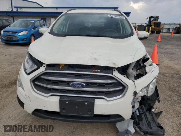 2021 Ford EcoSport SE with VIN MAJ3S2GE5MC405141, listed as a Copart auction lot 57126585 with 39,874 mi miles and Salvage title. Bid and sale history available at DreamBid. Image 5.