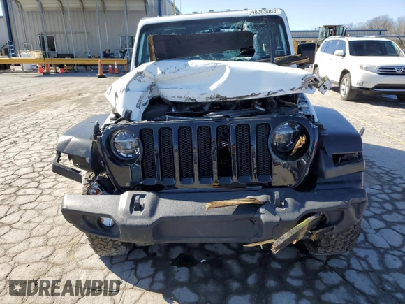 2020 Jeep Wrangler Unlimited Willys with VIN 1C4HJXDN4LW169762, listed as a Copart auction lot 48365065 with 34,823 mi miles and Salvage title. Bid and sale history available at DreamBid. Image 5.