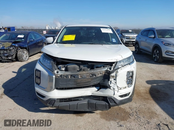 2020 Mitsubishi Outlander Sport SE 2.0 with VIN JA4AP4AU3LU026611, listed as a IAAI auction lot 41643498 with 68,833 mi miles. Bid and sale history available at carsss.com. Image 12.