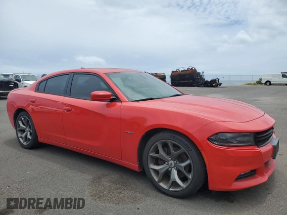 2017 Dodge Charger R/T with VIN 2C3CDXCT5HH510629, listed as a Copart auction lot 59402515 with 48,636 mi miles and Salvage title. Bid and sale history available at DreamBid. Image 4.